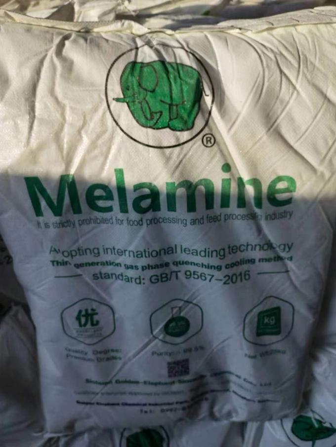 99.5% Min Pure Melamine Powder Cas 108-78-1/94977-27-2 For MF/SMF 4