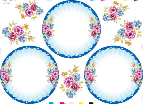 قیمت خوب کاغذ ملامینه تزئینی برای ظروف شام برای صفحات ملامینه آنلاین