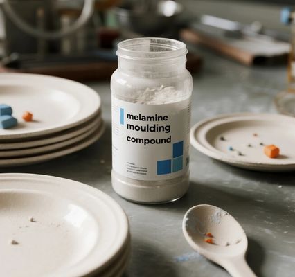 قیمت خوب پودر ترکیب ملامین 99.8% - ماده اولیه ممتاز برای ظروف غذاخوری ملامین آنلاین