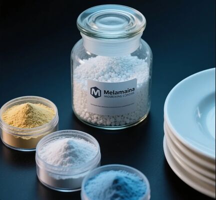 قیمت خوب دوام بیشتر سازگار با محیط زیست مقاومت بالا در برابر خراش پودر قالب بندی ملامینه ترکیب قالب بندی آمینه آنلاین