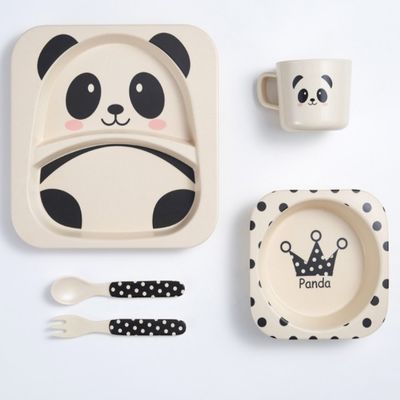 قیمت خوب سرویس ظروف مخصوص کودکان و نوجوانان کاسه الیاف بامبو چند رنگ آنلاین