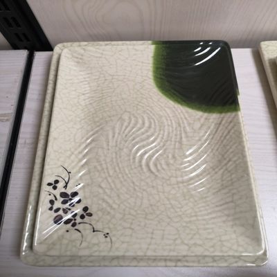 قیمت خوب صفحات مستطیلی ملامین سفید OEM برای رستوران آنلاین