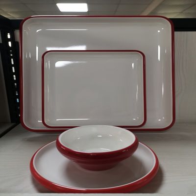 قیمت خوب بشقاب غذاخوری ملامینه پلاستیکی کم عمق رستوران آنلاین