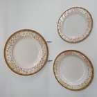 Chip Resistant Home Melamine Round Plates Restaurant Dinner Plates