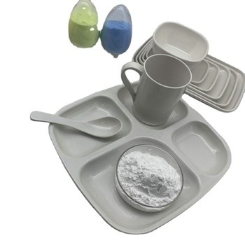 قیمت خوب Plastic Raw Material Melamine Powder For Melamine Formaldehyde Resin آنلاین