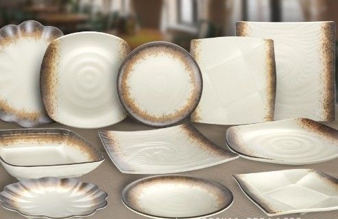 قیمت خوب طبق دستور رنگ سفيد ملامين ظروف مديريت بزرگ پلاستيکي طعام هتل آنلاین