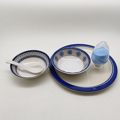 قیمت خوب 99.8٪ خالصیت مرکب قالب بندی ملامین با مقاومت در برابر گرما و قدرت بالا برای ظروف میز ماندگار آنلاین