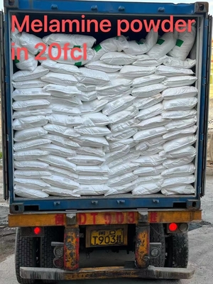 قیمت خوب CAS108-78-1 پودر ملامین سفید 99.5% برای رزین تخته سه لا آنلاین