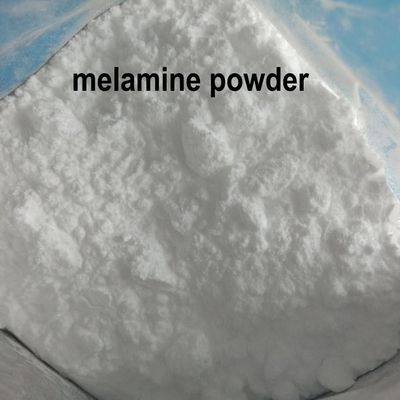 قیمت خوب پودر ملامین سفید با خلوص 99.8% CAS 108-78-1 برای تخته سه لا / لمینت آنلاین